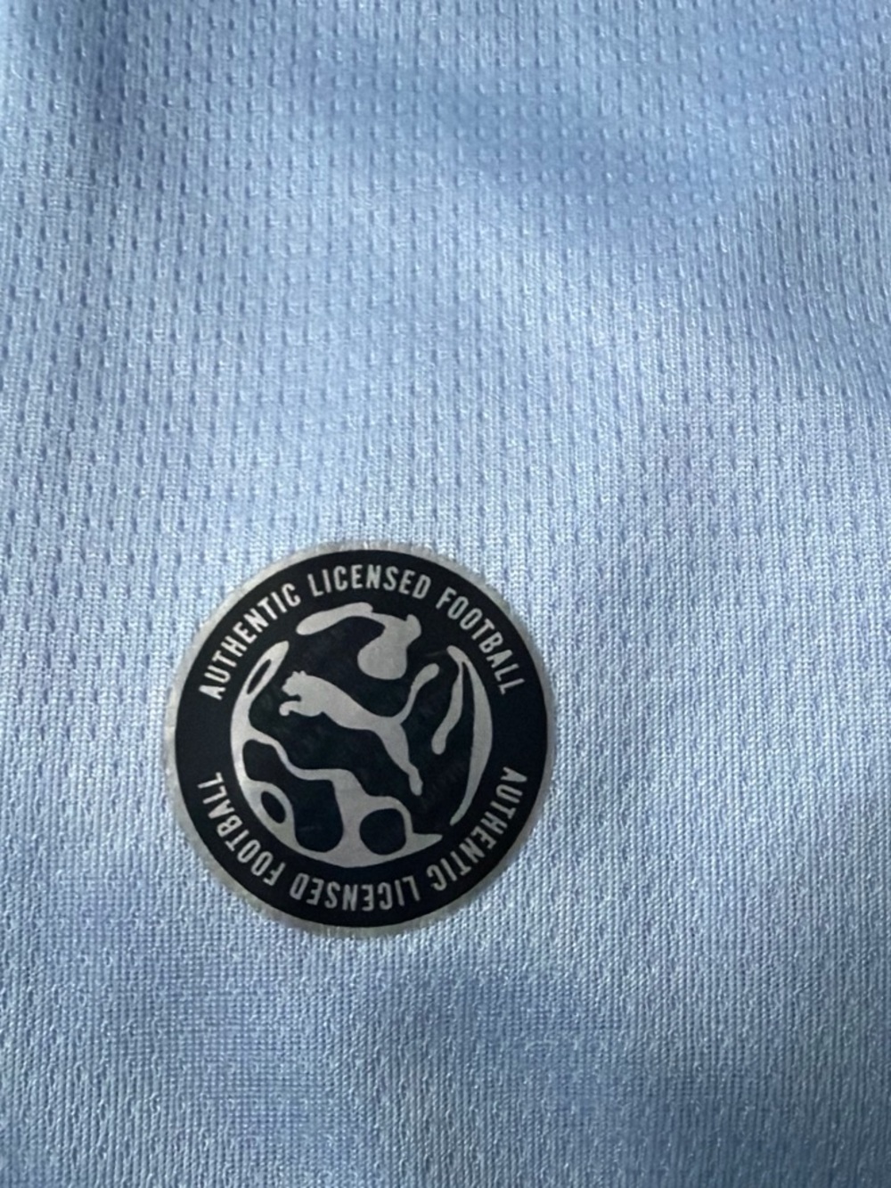 Puma Manchester City' Light Blue Home Jersey - Picture 4 of 5
